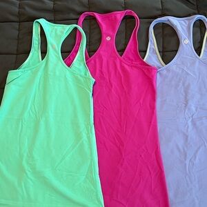 3 LULULEMON Slim Fit Tank Tops